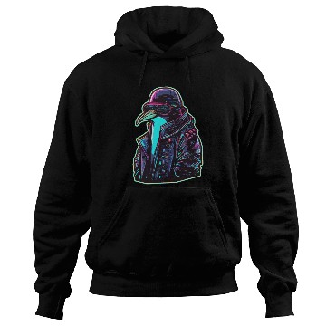 Discover Cyberpunk Penguin Hoodies