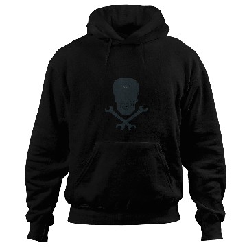 Discover skull and cross wrenches icon Hoodies