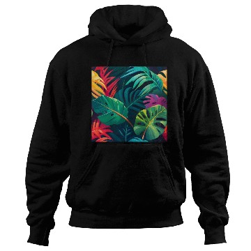 Discover Tropical Foliage Watercolor Paradise Hoodies