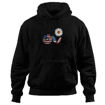 Discover Love daisy solid Hoodies
