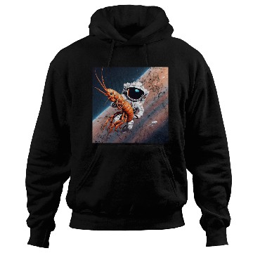 Discover Astronaut in space with shrimp Hoodies
