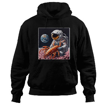 Discover Astronaut in space with shrimp Hoodies