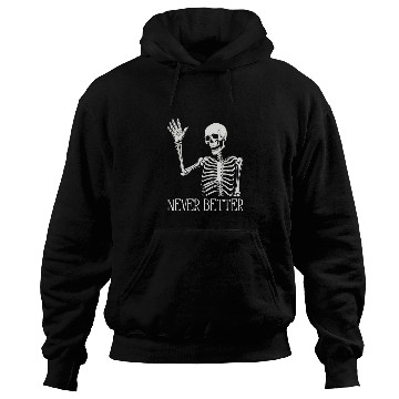 Discover Funny Halloween Skull Hoodies | Sarcastic Dead Inside