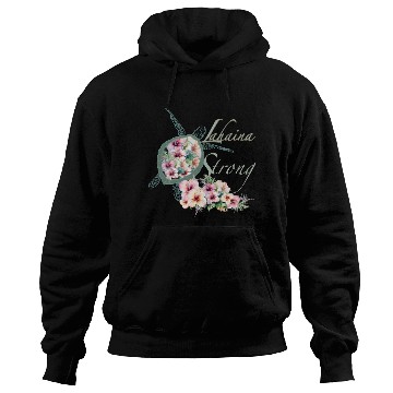 Discover Lahaina Strong: Hibiscus and Sea Turtle Hoodies