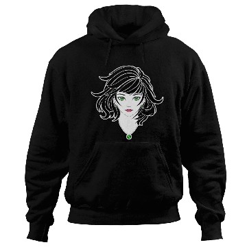 Discover Gothic anime girl with pretty jewelry Hoodies