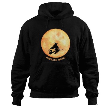 Discover Wicked Cat Witch Funny Halloween Witch Hoodies