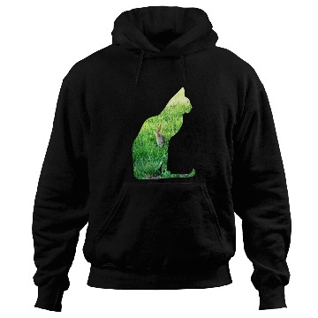 Discover Cat Ate The Rabbit in The Grass Hoodies