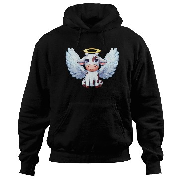 Discover cow angel wings farm halo Hoodies