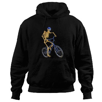 Discover The Grim Reaper doing freestyle biking Hoodies