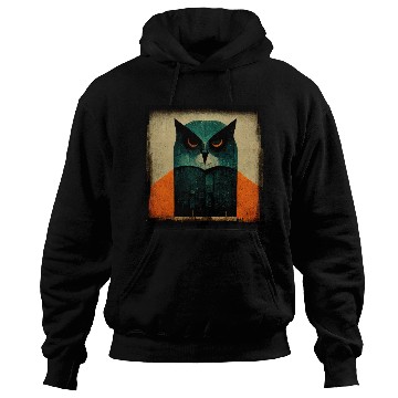 Discover Mod Owl: Disapproving Owl Hoodies