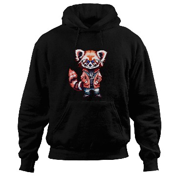 Discover Red Panda Cub Watercolor Hoodies