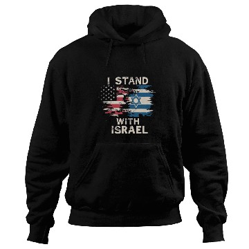 Discover I Stand With Israel Patriotic Hoodies