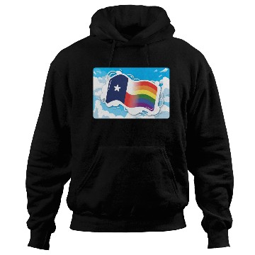 Discover Texas Flag Pride Design for proud LGBT+ Texan Hoodies