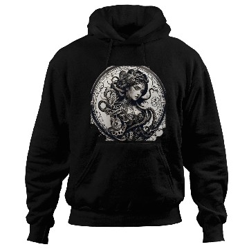 Discover T Tattoo black lines an octopus wrapped Hoodies