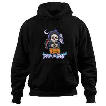 Discover Trick or Treat Grim Reaper Hoodies