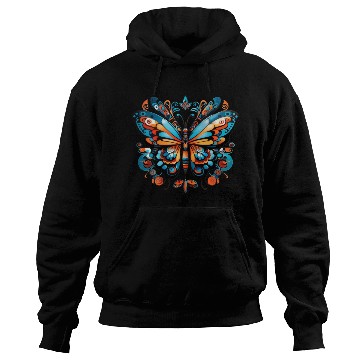 Discover Aztec Butterfly Rainbow Butterfly Women’s Hoodies