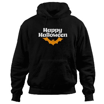 Discover Bat Graphic Happy Halloween Hoodies