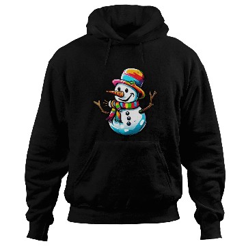 Discover Snowman / Winter / Snowflake / White / Frosti Hoodies