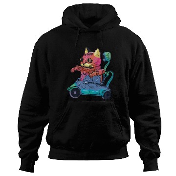 Discover Robot Cat Driver Cat Lover Hoodies