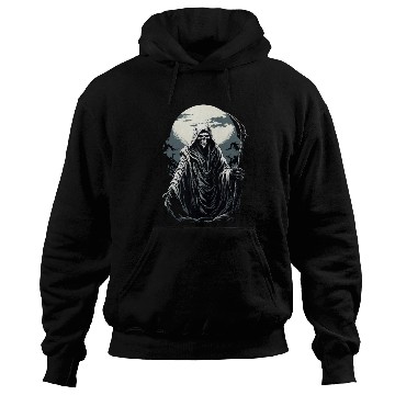 Discover Spooky Halloween Grim Reaper Hoodies