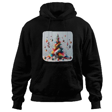 Discover Geometric Christmas tree Hoodies