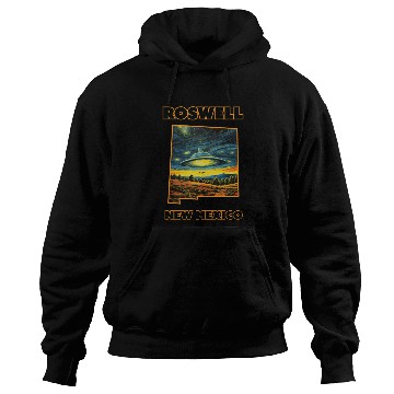 Discover New Mexico Roswell - Alien Saucer Hoodies