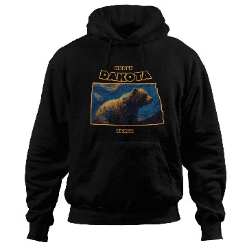 Discover North Dakota - Bear Hoodies