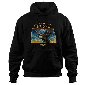Discover North Dakota - Eagle Hoodies
