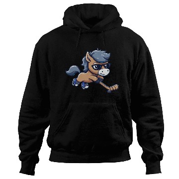 Discover Hockey Horse: Elegance Meets Speed! Hoodies