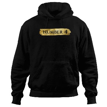 Discover Number 4 in Gold - Four Hoodies