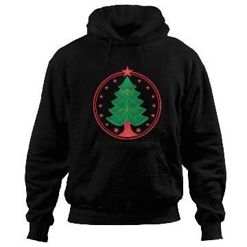 Discover Christmas tree logo Hoodies