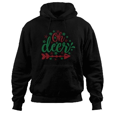 Discover Merry Xmas Oh Deer Christmas Hoodies