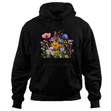 Discover Wildflower Blooming Floral Hoodies