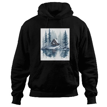 Discover Winter cabin Hoodies