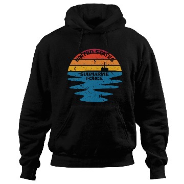 Discover Sunset United States Submarine Force Distressed V2 Hoodies