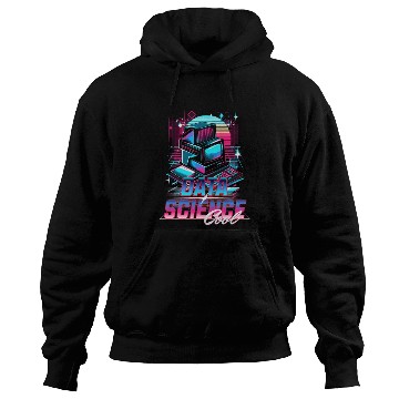 Discover Retro Neon Data Science Vibes 90s Hoodies