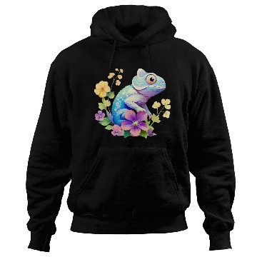 Discover Cute Chameleon for Lizard Pet Lover Hoodies