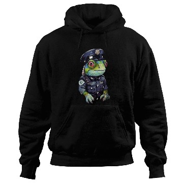 Discover Chameleon policewoman Hoodies