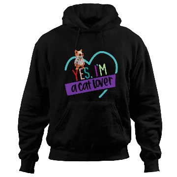 Discover YES, I'M A CAT LOVER, cat, space cat, Pet lovers Hoodies