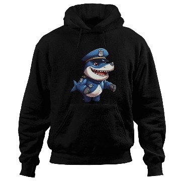 Discover Shark police Hoodies