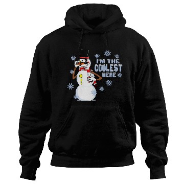 Discover Cool Snowman Funny RubberHose Retro Winter Cartoon Hoodies