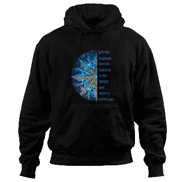 Discover winter whispers wonder snowflake 1 Hoodies
