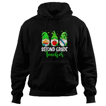 Discover Cute Gnomes 2Nd Grade Teacher Squad St Patrick Hoodies