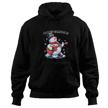 Discover Merry Rockin' Christmas Snowman Hoodies