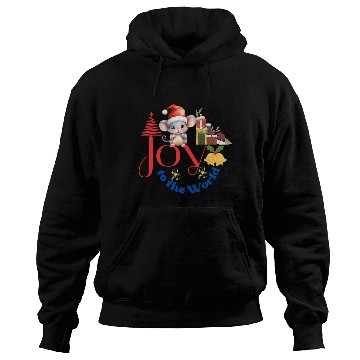 Discover Joy to the World Christmas combination art white Hoodies