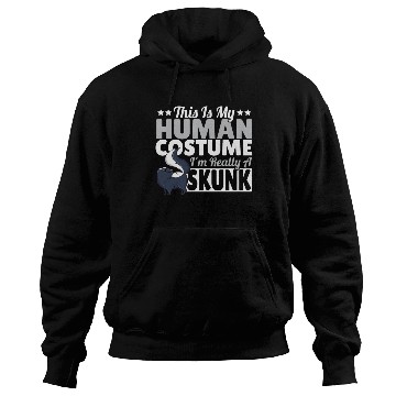 Discover Skunk Lover This Is My Human Costume I'm Really A Hoodies