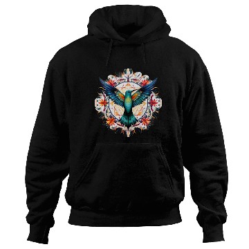 Discover Hummingbird Mandala Art Hoodies