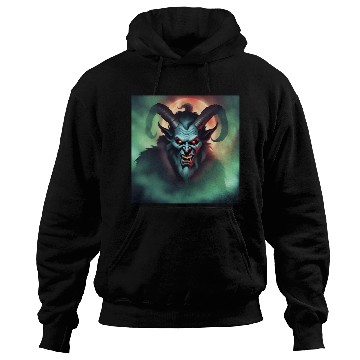 Discover Krampus in Green Fog Hoodies