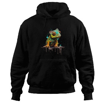 Discover Cute Chameleon for Lizard Pet Lover Hoodies