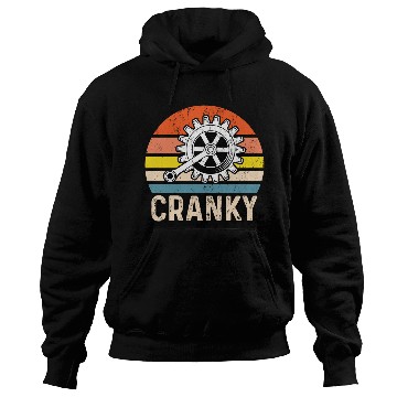 Discover Cranky Vintage Sun funny Bicycle Lovers Hoodies